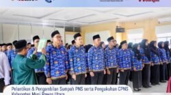 Pelantikan PNS Kabupaten Musi Rawas Utara dan Pengukuhan CPNS Muratara
